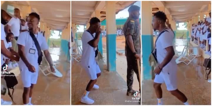 ‘Corper’ takes risk, gives fine legwork behind an unsuspecting army man [Video]